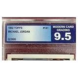 Slabbed 1992 Topps Michael Jordan Card