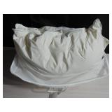Queen 2 Pack Soft White Duck Feather & Down Bed Pillow BOKSER HOME