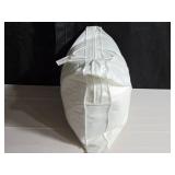 Queen 2 Pack  Medium White Duck Feather & Down Bed Pillow BOKSER HOME