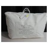 Queen  2 Pack Soft White Duck Feather & Down Bed Pillow BOKSER HOME
