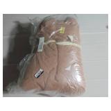 King 100% French Linen Sheet Set BOKSER HOME Clay