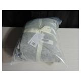 Queen 100% French Linen Sheet Set BOKSER HOME Shadow Pinstripe