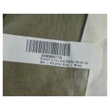 King/Cal King French Linen and Cotton Duvet Cover & Sham Set BOKSER HOME Moss