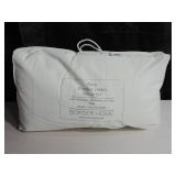 Queen/ Standard 2 Pack Firm White Duck Feather & Down Bed Pillow | BOKSER HOME