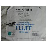 20" x 20" White Pillow Insert