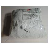 Queen Size 100% French Linen Sheet Set - Pebble Heather Gray | BOKSER HOME