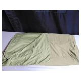Casaluna Green Duvet Cover and Shams King size Rayon/Linen/Cotton