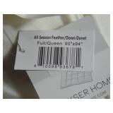All Season Full/Queen Feather & Down Duvet Comforter Insert - Dirty | BOKSER Home
