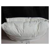 2 Pack Standard Size Firm White Duck Feather & Down Bed Pillow - Used | BOKSER HOME