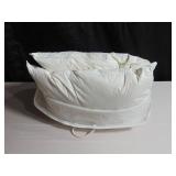 2 Pack Medium White Duck Feather & Down Bed Pillow | BOKSER HOME