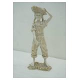Young Gardener Girl Statue 15" tall