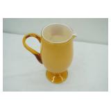 Vintage MCM Hand-Blown Pitcher 10" tall