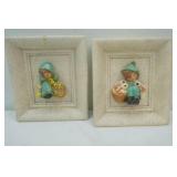 Vintage Wall Plaques (2)