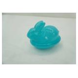 Vintage Blue Bunny trinket dish