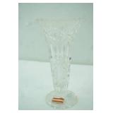 Vintage Bleikristall Crystal Vase. 8" tall