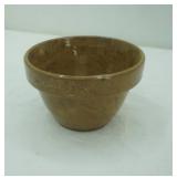 Small Stoneware Pottery Mixing Bowl. 6" diameter by 4" tall