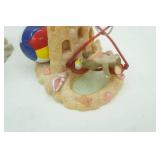 "Charming Tails" Collectible Figurines Fitz and Floyd Embrace Peace, Sunny Glasses, & Angel Bride Figurine