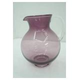 Vintage Amethyst Glass Pitcher