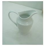 Martha Stewart White Ceramic Pitcher