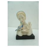 Cybis Porcelain Figurine of the Madonna with a Bird