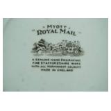 Vintage/Antique Royal Mail Ironstone Brown Transferware England.