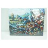 "Field Days" Print by Sandra Bergeron. 14x11