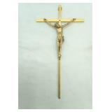 Brass Crucifix 10" by 5.25"