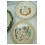 Vintage Ceramic, Crystal & Stoneware Pie Plates and Serving Trays