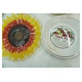 Vintage Ceramic, Crystal & Stoneware Pie Plates and Serving Trays