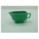 Vintage Homer Laughlin Riviera Ware green Jade Creamer, 6.5" x3.5" x 3.5"