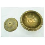 Vintage Art Decor Joseph Friedman silver co. Bronze flower frog centerpiece 10.5" x8" x7.