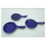 Cobalt Blue Syracuse China  fish handled serving dish, 10" x6"