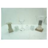 Lead Crystal Pillar Candle Holder, Crystal Angel Votive Candle Holders, Hurricane Vase Candle Holder, Pillar Candle Holder and More