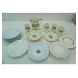 Avon Sweet Country Harvest Collection; "Rhapsody" Crescent George Jones & Sons-Great Britain; 1800s Ironstone Plate and Other Ironstone Plates