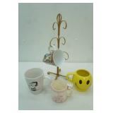 Mugs and Mug Holder, Mug Tree