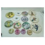 Vintage Collectors Plates: Norman Rockwell and Other Art Plates, some are Hand-Painted, Gold Rimmed
