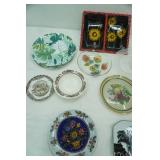Tommy Bahama Melamine Plates, Vintage China, Vintage Ceramic Sunflower Plates and Serving Dish