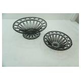 Metal Wire Fruit Basket (comes apart into 3 pieces)