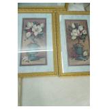 Framed Floral/Garden Prints. Home Interior Style Prints