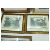 Framed Floral/Garden Prints. Home Interior Style Prints