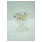 Fenton Opalescent Iridescent Fan Vase