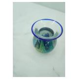 Murano Glass Fish Bowl Sculpture. 5" tall with a 4" diameter