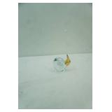 Hand-Blown Art Glass Snail Figurine 3"x3.25"