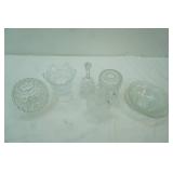 Clear Depression Glass, Crystal Pieces