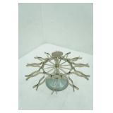 Vintage Metal Ink Stamp Carousel Holder