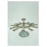 Vintage Metal Ink Stamp Carousel Holder