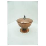 Vintage Copper-Plated Brass Tureen or Serving Bowl