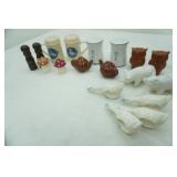 Pair of Vintage Fenton Cranberry Glass Diamond Optic Sphere Globe Vase or Candle Holders