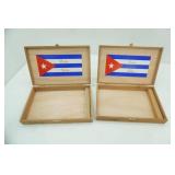 2 Cigar Boxes