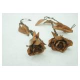 Copper Roses 10" & 12" long